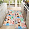 thumbnail image 4 of Kitchen Rugs Sets Of 2,Cartoon Dog Anti Fatigue Kitchen Mat Rugs Non Slip Washable,Decorative Kitchen Floor Mats for Kitchen,Sink,Laundry,17"X47", 4 of 5