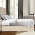 thumbnail image 3 of Luxury Dust Ruffle Double Brushed Microfiber Pleated Bed Skirt 14" Tailored Drop, 3 of 8