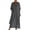 Womens Summer Set - Gray, variant on Two Piece Dress Sets for Women Cardigan and Dress Set Long Open Front Kimono Cardigans and Sleeveless Maxi Dresses Loose Flowy Layering Outfits