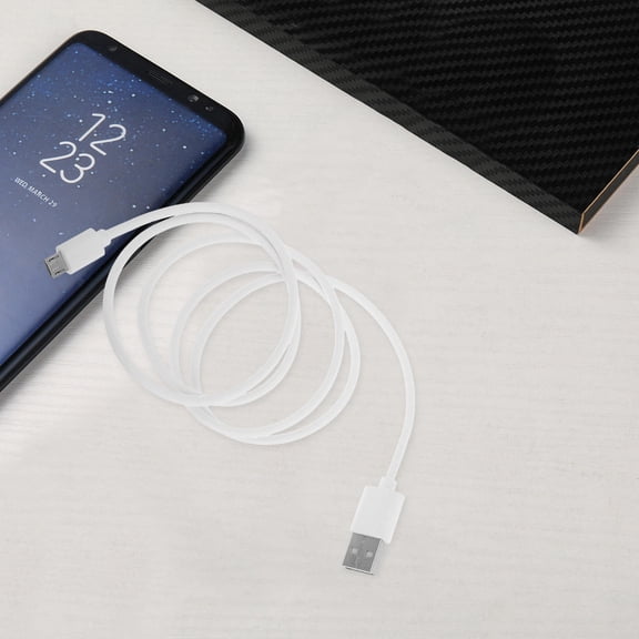 OUNONA White Mobile Phone Charger and Data Transfer Cable, and Fast Charging, 1 Set for Connectivity