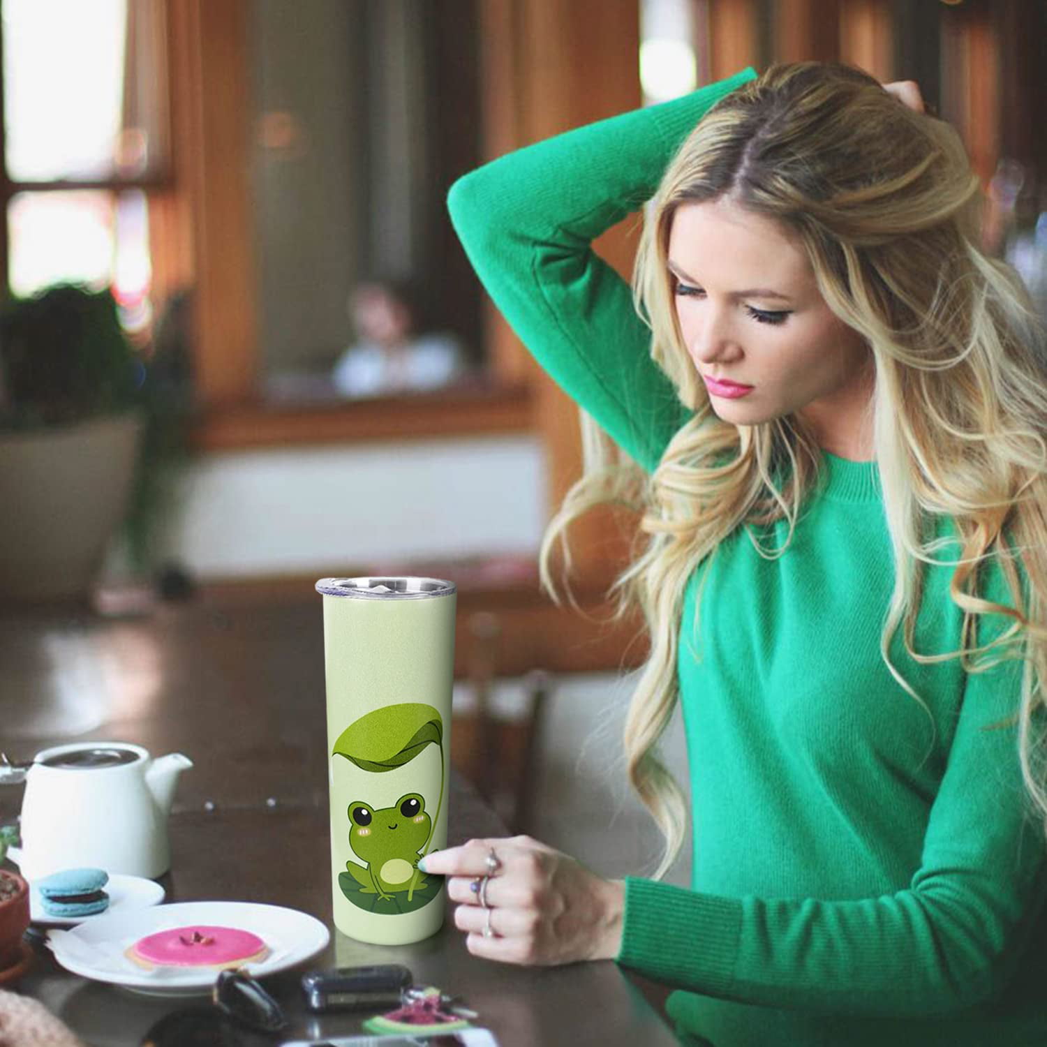 Whimsical Frog on Mushroom Coffee Mug - Frog Lovers Coffee Cup Gift - –  Running Frog Studio