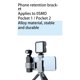 thumbnail image 5 of Inteprter Soporte de teléfono Accesorios de cámara Universal Ampliamente aplicable Trípode de metal Suministros de fotos Soporte de expansión de Accesorios para fotos, 5 of 6