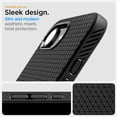 thumbnail image 4 of Funda Spigen Liquid Air MagFit para iPhone 16e, color negro mate, 4 of 7