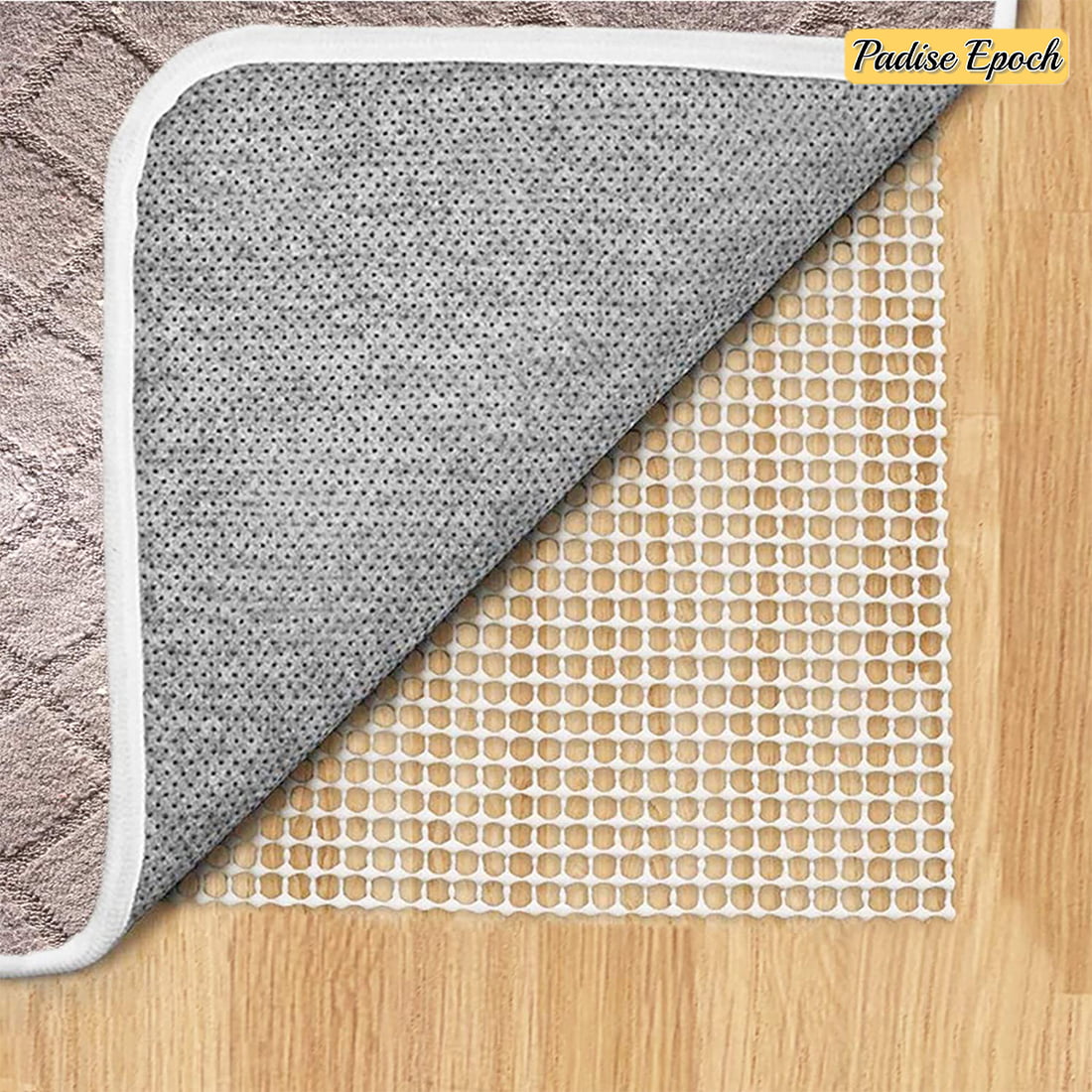 PHANCIR Non-Slip Rug Pad 3 X 5 FT Strong Non-Skid Rug Gripper Floor  Protection, Extra Thick Pad for Area Rugs for Any Hard Surface Floors, Keep  Your Rugs Safe and in Place 