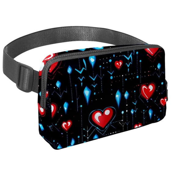 Love Lightweight, Adjustable Crossbody Bag with Extension Strap - Unisex Sling Satchel for Everyday Use