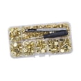 thumbnail image 3 of segolike Rivet Box Set Steel Rivets for Crafting Clothing Accessories DIY Enthusiasts Golden, 3 of 9