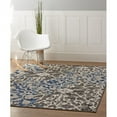 thumbnail image 3 of Machine Woven Distressed Ivory/Blue/Grey Nylon Maya Rug - 3'3" x 4'7", 3 of 3