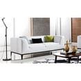 thumbnail image 7 of AE-D820 White Color With Faux Leather Sofa, 7 of 7