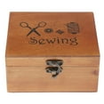 thumbnail image 1 of Professional Sewing with Wooden Box, Premium Sewing Accessories & Supplies, 1 of 7