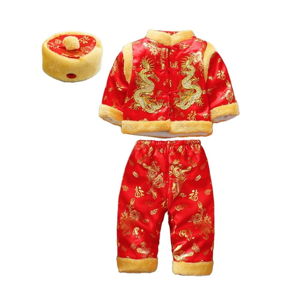 Traje Tang para niño y niña Fernando Body tradicional para recién nacido 86 a 96cm