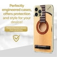 thumbnail image 2 of Case Yard iPhone-12/12-Pro Case Clear Soft & Flexible TPU Ultra Low Profile Slim Fit Thin Shockproof Transparent Bumper Protective Cover Drop Protective Cell Phone Cases (Acoustic Guitar), 2 of 8