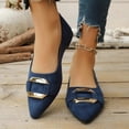 thumbnail image 4 of Jamicy Flats for Women Pointy Toe Loafer Flat Comfortable Work Shoes Cute Penny Loafer Slip On Ballet Flat Trendy Comfortable Flat Shoes, 4 of 9