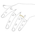 thumbnail image 5 of Glass Finish 2mm Plain Domed Wedding Band in 14K Yellow Gold.Size 10.25, 5 of 6