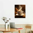 thumbnail image 2 of Nawypu Coffee and Coffee Bean Kitchen Wall Art Painting Pictures Print On Canvas Food The Picture for Home Modern Decoration, 2 of 4