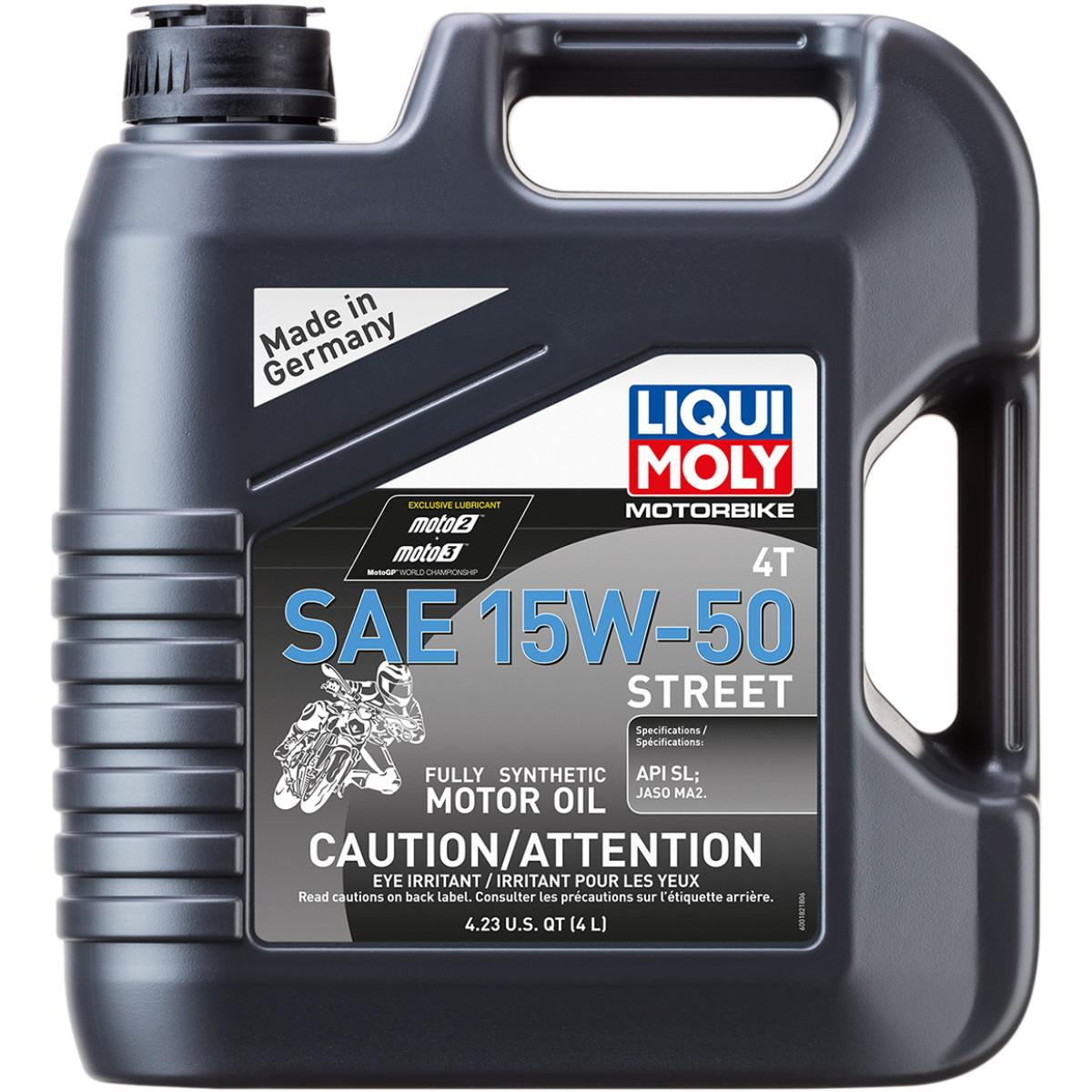 Liqui Moly 20060 4T Synthetic Street Motor Oil 15W50 4L