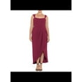 thumbnail image 1 of XSCAPE Robe Fourreau de Soirée Maxi Sans Manches à Encolure Dégagée Fendue Violette pour Femmes 4, 1 of 1