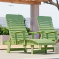 thumbnail image 3 of Wildridge Signature Chaise Lounge, Lime Green - Outdoor Weather Resistant Recycled Plastic Furniture for Patio, 3 of 5