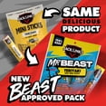 thumbnail image 6 of Jack Link’s x MrBeast Teriyaki Mini Beef Sticks, 4 ounce Bag, 8 count of .5 ounce sticks, 6 of 8