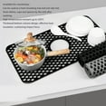 thumbnail image 3 of Silicone Sink Mat, Large Silicone Mat Hollow Non Slip Kitchen Sink Grid Protector with Drainage Holes for Fragile Glassware Stainless Steel Ceramic Sinks, 3 of 7