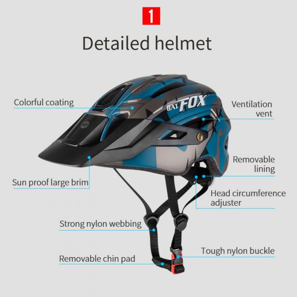 Bike Helmet for Adult Men Women Bicycle Helmet with LED Light and 
