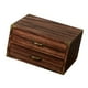thumbnail image 4 of Organizador de escritorio de madera, caja de maquillaje con múltiples cajones, diseño vintage. 24 x 18 x 13 cm, 4 of 9
