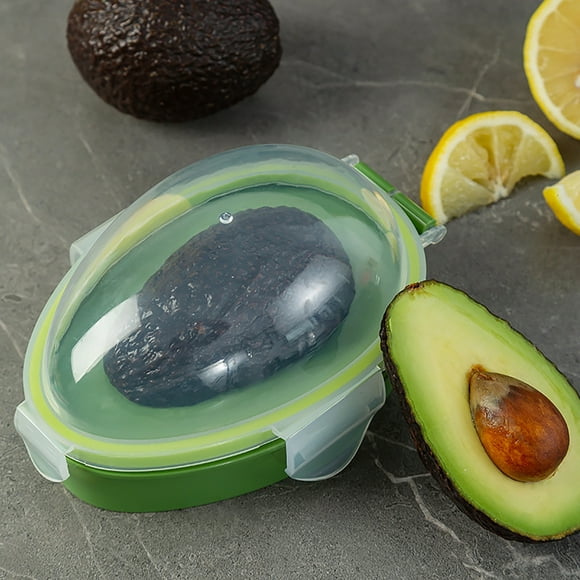 Avocado Saver Holder Food Crisper Storage Box Fruit Keeper Sealed Leak-Proof Avocado Keeper Container Odor-Free Crisper Box Kitchen Organizer