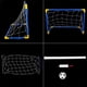 thumbnail image 3 of Juego de juguetes de hockey para niños, deportes para niños, hockey sobre hielo, juego de juguetes de hockey para niños, portería de fútbol deportiva para niños, rendimiento sólido, 3 of 8