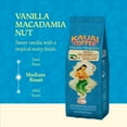 thumbnail image 3 of Kauai Coffee® Vanilla Macadamia Nut Medium Roast Arabica, Ground Coffee, Bag 10 oz, 3 of 6