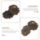 thumbnail image 5 of 10 Sets Aleación de zinc Retro Daisy Shape Botón a presión Traje Bolsa Hebilla Accesorios Broche Botón Artesanía con base Accesorios (Bronce), 5 of 7