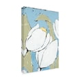 thumbnail image 2 of Trademark Fine Art 'White Tulip Triptych II' Canvas Art by Jade Reynolds, 2 of 3