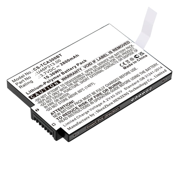U46P313.00 Battery for Technicolor TCA300COM for Xfinity iControl