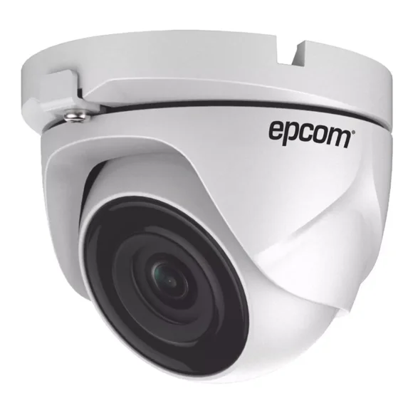 Cámara de seguridad Epcom E8-TURBO-G2W con resolución 2MP visión nocturna incluida color blanco