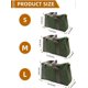 thumbnail image 2 of KAIYANG Bolsa de herramientas de boca ancha, bolso de lona resistente de gran capacidad, organizador de herramientas portátil para el hogar para guardar destornilladores, llaves, alicates, clavos, ali, 2 of 5