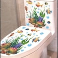 thumbnail image 3 of Pegatinas de baño, criaturas marinas, decoración de baño, pegatinas de pared, pegatinas autoadhesivas JM, 3 of 4