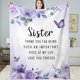 thumbnail image 1 of LHSHID Gifts for Sister Sister Blanket Sister Birthday Gifts from Sister Brother Gifts for Sisters to My Sister Blanket Best Sister Ever Gifts for Birthday Christmas 50"x60", 1 of 7