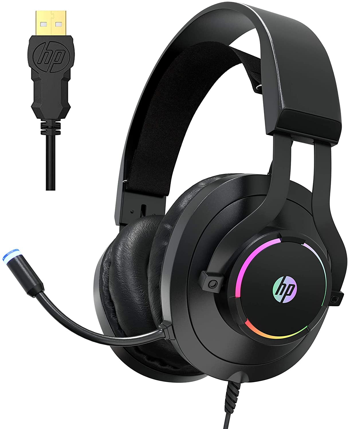 HP USB Computer Gaming Headset with Microphone 7.1 Surround Sound