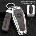 thumbnail image 5 of For BYD Dolphin 4 buttons Key Bag Auto Protector Accessories Zinc alloy+leather Car Remote Key Case Cover, 5 of 29