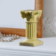 thumbnail image 3 of AMLESO Miniature Roman Pillar Statue Pedestal Stand Holder Greek Column Yellow, 3 of 8
