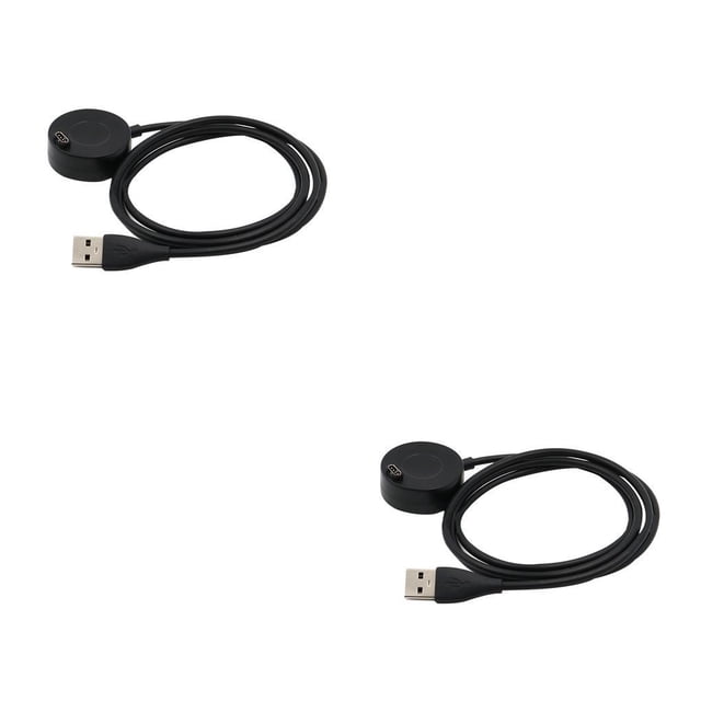 Bearachild Reemplazo para Fenix 5S /Fenix 5 /Fenix 5X PLUS 3 /Vivosport Cable USB Cable negro 1m 2piezas