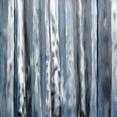 thumbnail image 3 of Kimberly, Allen 20x20 Black Modern Framed Museum Art Print Titled - Forest of Blue, 3 of 5