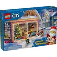 thumbnail image 3 of LEGO City 2024 Advent Calendar, Countdown Holiday Gift for Ages 5 and Up, Miniature Christmas Figures, 60436, 3 of 8