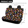 thumbnail image 4 of Psesaysky Back Seat Protectors for Car Interior Auto, Retro Multicolor Floral Print 2 Pcs Rear Bench Cushion Covers Durable Stretchable, 4 of 4