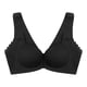 thumbnail image 1 of Gibobby Brasier Push Up Mujer Cómodo cierre de hebilla frontal para mujer sin anillo de Anti sin costuras y sujetador Sexy en la espalda(Negro,38), 1 of 4