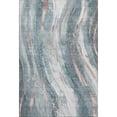 thumbnail image 2 of Addison Rugs Mayfield Premium Machine Washable Transitional Swirls Teal Rectangle Rug, 10' x 14', 2 of 7