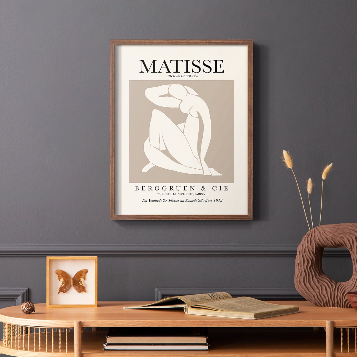 Matisse XCV Framed Print - Solid Wood