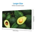 thumbnail image 3 of Kdxio Fresh Avocados Print Large Gaming Mouse Pad,Non-Slip Base,Water Resist Keyboard Pad for Gamer,Office & Home,29.5 x 15.8 in, 3 of 9