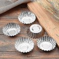 thumbnail image 2 of 10pcs Aluminum Egg Tart Cup Cake Jelly Maker Mould Home Kitchen Baking Tools, 2 of 5