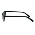 thumbnail image 3 of Womens Crop Top Retro Cat Eye Mod Funk Sunglasses All Black, 3 of 4