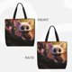 thumbnail image 2 of Fotbe Adorable Fluffy Bat Bolsa Tote con Estampado para Mujer, Bolsos con Cremallera, Bolsa de Hombro Casual de Gran Capacidad con Bolsillos Internos, 2 of 7