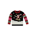 Jollidays Women's Snowboard Santa Ugly Christmas Sweater